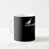 Pigeon Carrier Pigeon Kaffeetasse (Vorderseite Links)