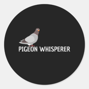 Pigeon Carrier Pigeon Runder Aufkleber