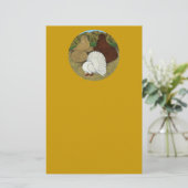 Pigeon Combo Briefpapier (Stehend Vorderseite)