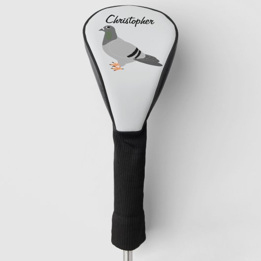 Pigeon Design Golf Headcover (Vorderseite)
