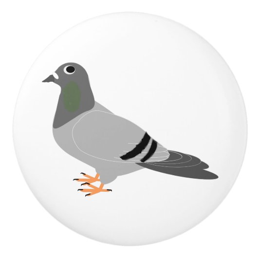 Pigeon Design Keramikknauf (Vorderseite)