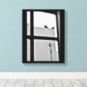 Pigeon Drama Leinwanddruck (Insitu (Holzboden))