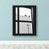 Pigeon Drama Leinwanddruck (Insitu (Holzboden))