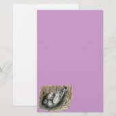 Pigeon Family Briefpapier (Vorne/Hinten)