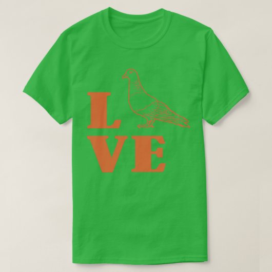 Pigeon Fancier Bird Carrier Pigeon T-Shirt (Design vorne)