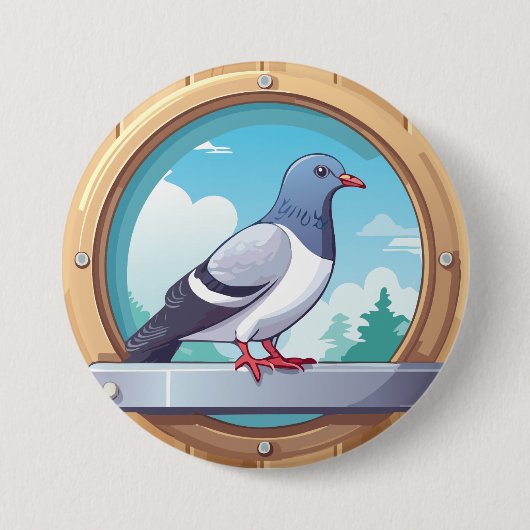 Pigeon Fancier Button (Vorderseite)