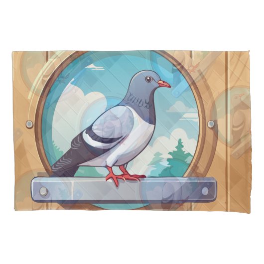 Pigeon Fancier Kissenbezug (Vorderseite)