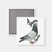 Pigeon Fancier Magnet (Vorderseite/Rückseite)