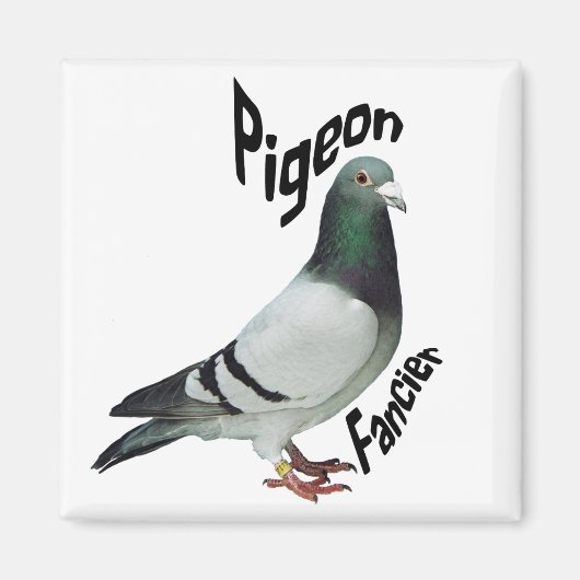 Pigeon Fancier Magnet (Vorne)