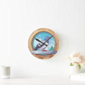 Pigeon Fancier Runde Wanduhr (Zuhause)