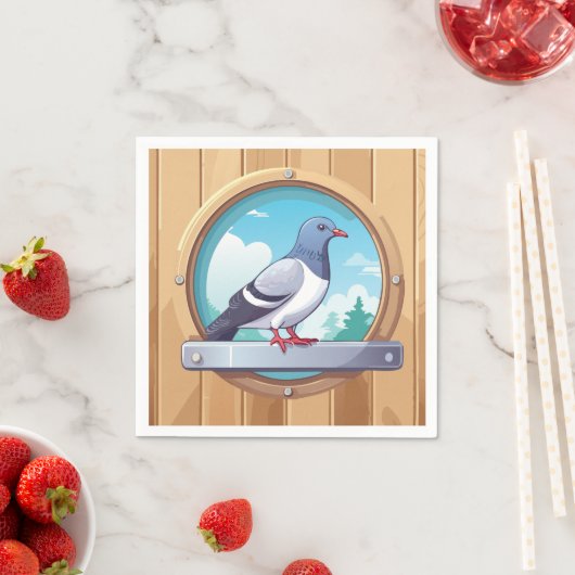Pigeon Fancier Serviette (Beispiel)