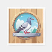 Pigeon Fancier Serviette (Vorderseite)