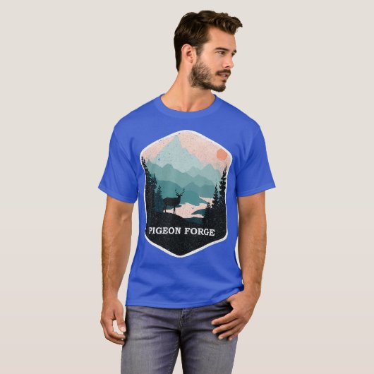 Pigeon Forge Souvenir Great Smoky Mountains TN T-Shirt (Vorne ganz)
