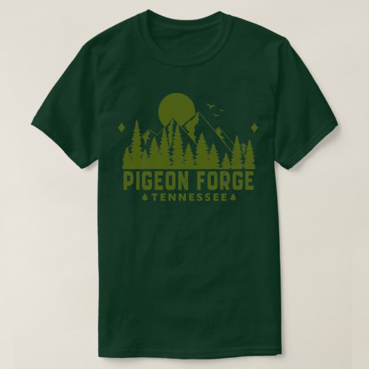 Pigeon Forge Tennessee Berg Souvenir 2 T-Shirt (Design vorne)