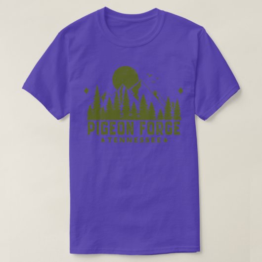 Pigeon Forge Tennessee Berg Souvenir T-Shirt (Design vorne)