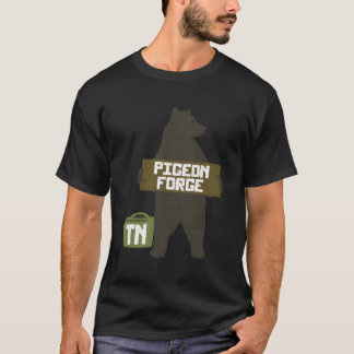 Pigeon Forge Tennessee Grosser, rauchiger Bär T-Shirt