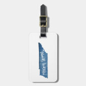 Pigeon Forge Tennessee Holzkörner Gepäckanhänger (Vorderseite vertikal)