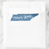 Pigeon Forge Tennessee Holzkörner Rechteckiger Aufkleber (Tasche)