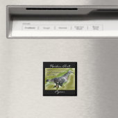 Pigeon Haiku Art Magnet (In Situ (Geschirrspüler))