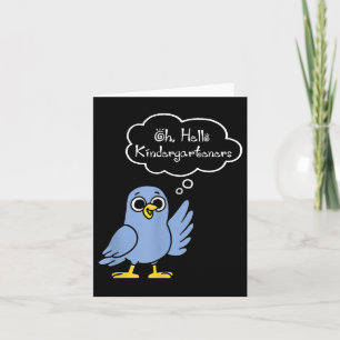 Pigeon Hello Kindergarteners Kindergarten Lehrer Karte
