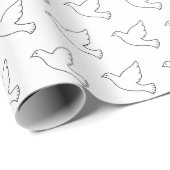 Pigeon Icon Geschenkpapier (Rolleneckpunkt)