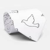 Pigeon Icon Krawatte (Gerollt)