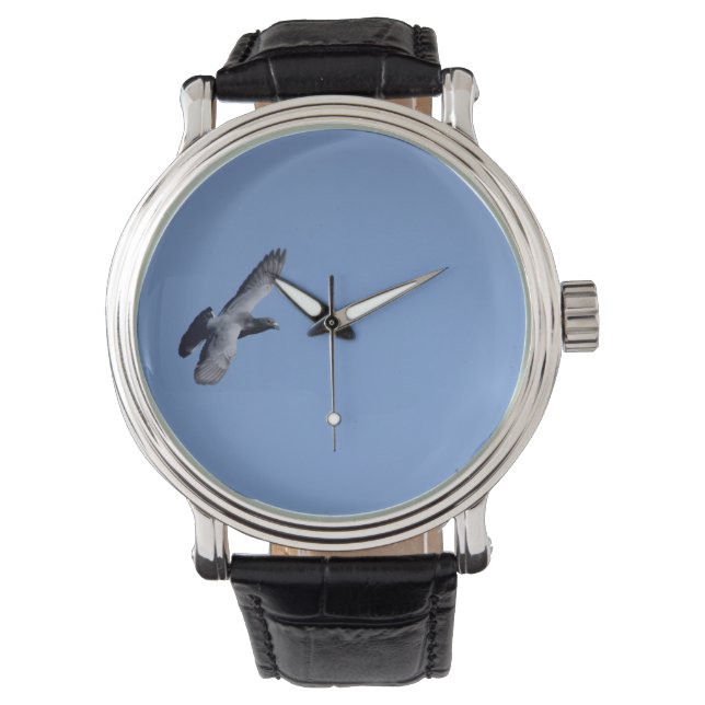 Pigeon in Flight Watch Armbanduhr (Vorderseite)