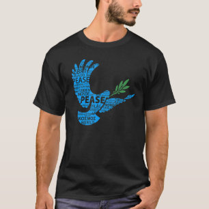 Pigeon Internationaler Friedenstag für die Frau T-Shirt