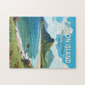 Pigeon Island Nationalpark San Lucia Puzzle (Horizontal)