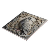 Pigeon - Jugendstil-Keramik Tile Fliese (Seite)