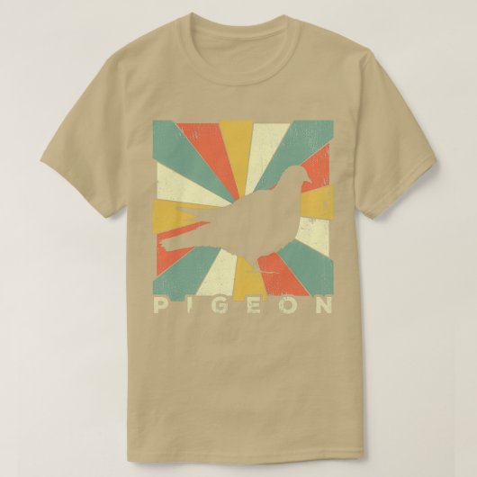 Pigeon Lover Vintag Retro Tier 3 T-Shirt (Design vorne)