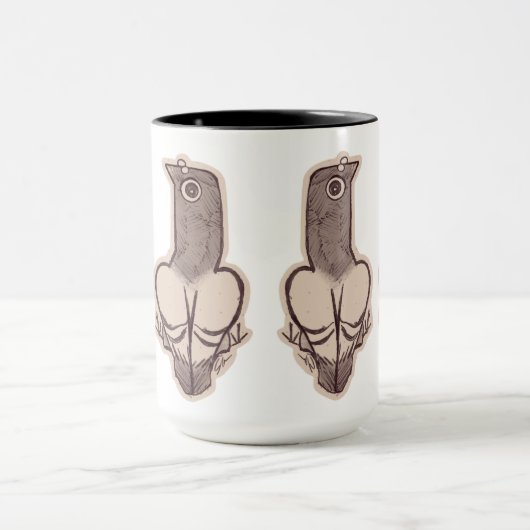 Pigeon mok tasse (Zentrum)