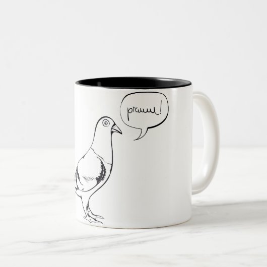 Pigeon Mug Zweifarbige Tasse (VorderseiteRechts)