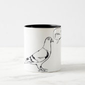 Pigeon Mug Zweifarbige Tasse (Mittel)