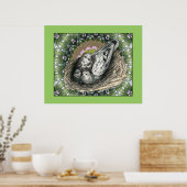 Pigeon Nest Poster (Küche)