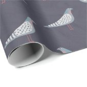 Pigeon Pattern Geschenkpapier (Rolleneckpunkt)