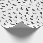 Pigeon Pattern Geschenkpapier (Ecke)