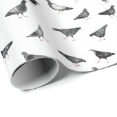 Pigeon Pattern Geschenkpapier (Rolleneckpunkt)