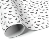 Pigeon Pattern Geschenkpapier (Rolleneckpunkt)