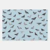 Pigeon Pattern Geschenkpapier Set (Vorderseite)