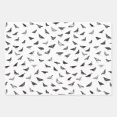 Pigeon Pattern Geschenkpapier Set (Vorderseite 2)