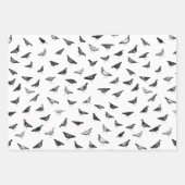 Pigeon Pattern Geschenkpapier Set (Vorderseite 2)