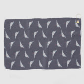 Pigeon Pattern Golfhandtuch (Horizontal)