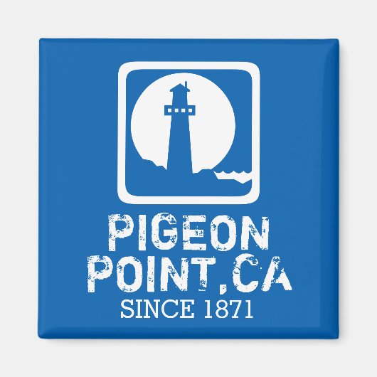 Pigeon Point California Magnet (Vorne)