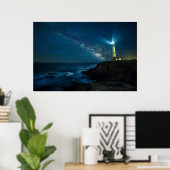Pigeon Point Light Station, Ca Poster (Heimbüro)