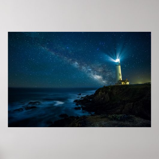 Pigeon Point Light Station, Ca Poster (Vorne)