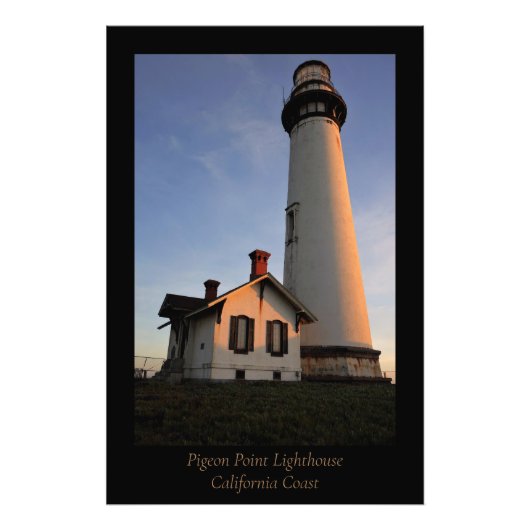 Pigeon Point Lighthouse California Coast Fotodruck (Vorne)