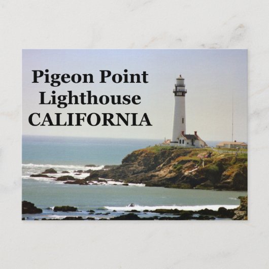 Pigeon Point Lighthouse, California Postcard Postkarte (Vorderseite)