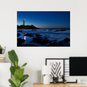 Pigeon Point Lighthouse | Halbe Mondbucht, Ca Poster (Heimbüro)