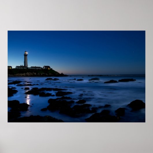 Pigeon Point Lighthouse | Halbe Mondbucht, Ca Poster (Vorne)